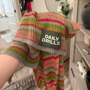Daily Drills Striped Scarf